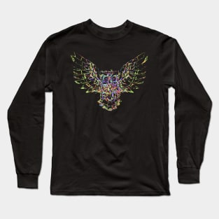 Owl in Pastel Long Sleeve T-Shirt